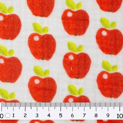 Musselin "Thea" Apfel | Weiß